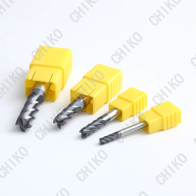HRC60 4F End Mill Tungsten Steel Milling Cutter CNC Solid Carbide Mill with Coating