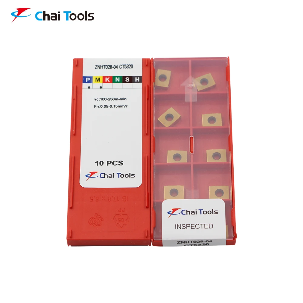 ZNHT 028-04 CT5320 Carbide insert for milling and slotting process