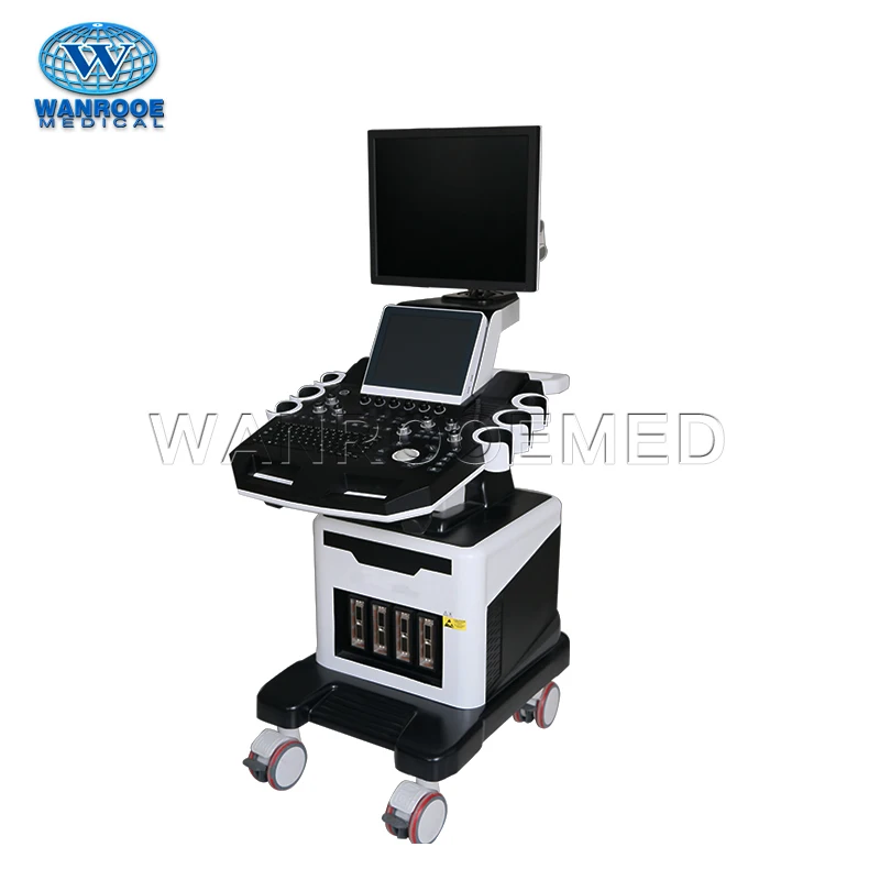 USC900 Trolley 4D Color Doppler 360 Ultrasound Probe Scanner Machine with Dual Display