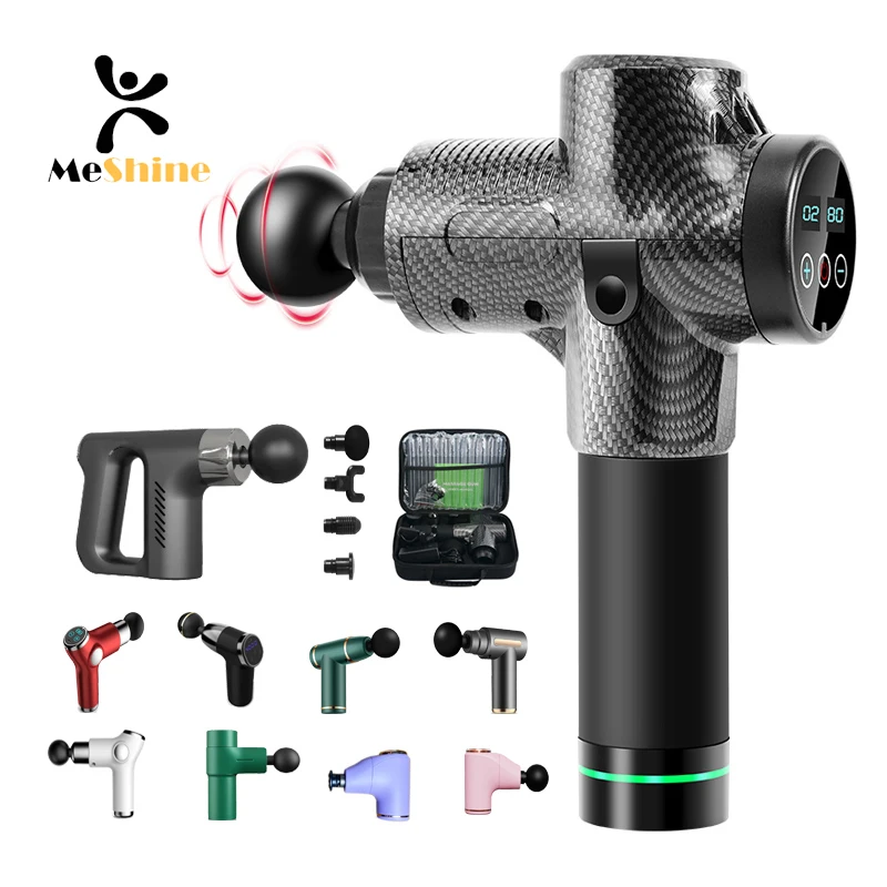 Amazon дропшиппинг пользовательские глубокие ткани Феникс 24 В 6 головок 30 скоростей мышечный мини Массажный пистолет