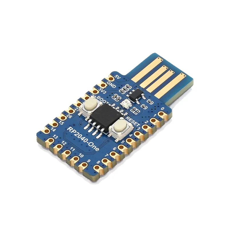 RP2040-One Raspberry Pi Microcontroller Board Python 4MP Flash Type-A Processor for Raspberry Pi SMD Applications