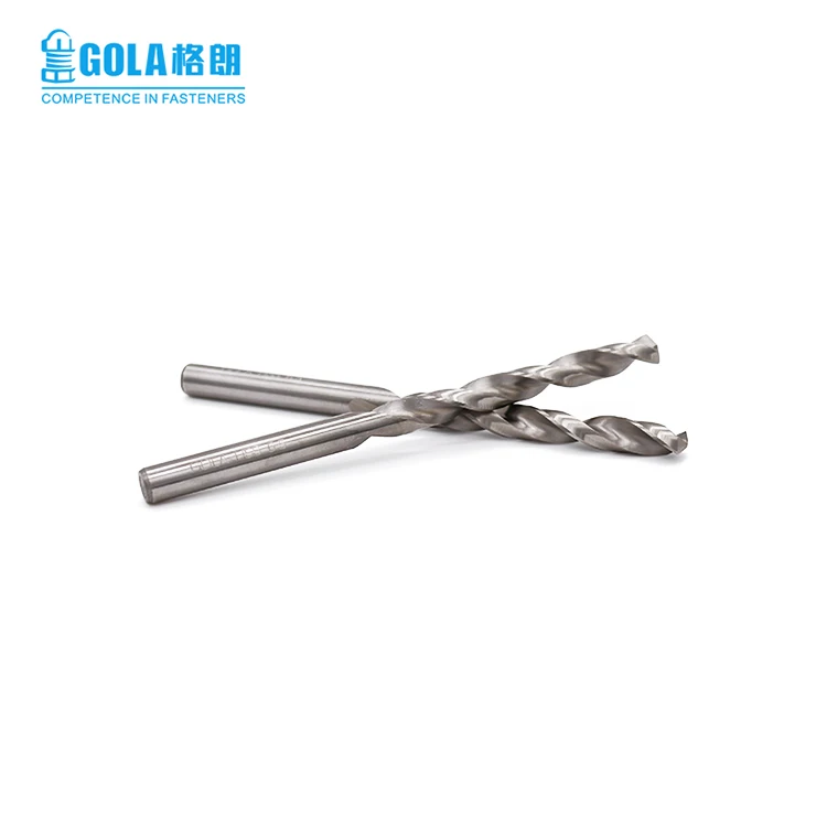 Dill bit high speed steel 6542, 9341 roll forged straight shank drill bits twist drill bit for metal drill
