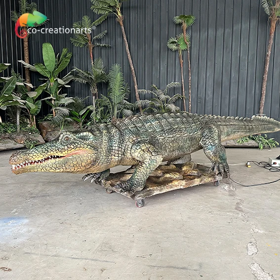 Electronic simulation crocodile amusement park electronic simulation equipment
