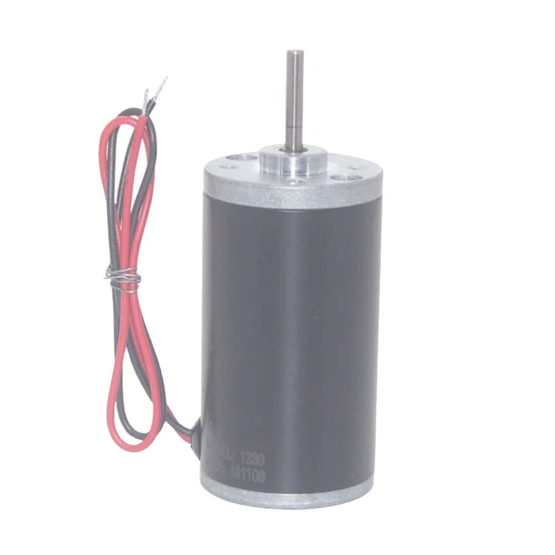 Large Torque Permanent Magnetic Carbon Brush Motor High Power Speed For Diy Generator Parts