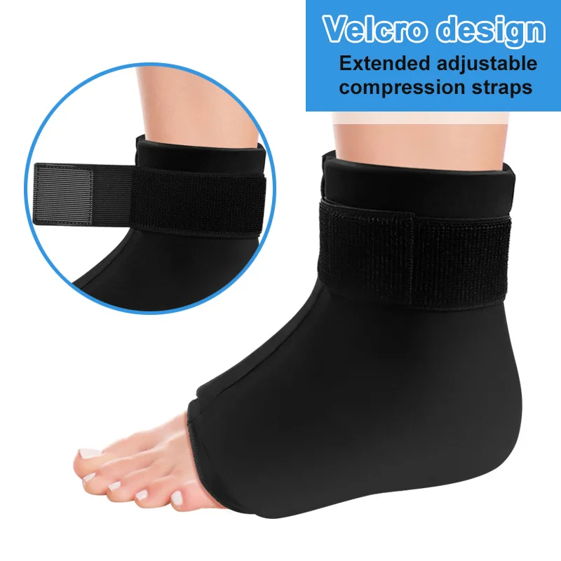 Bellewins Wholesale Ice Packs Ankle Hot Cold Freeze Gel Compression Wrap For Ankle Therapy