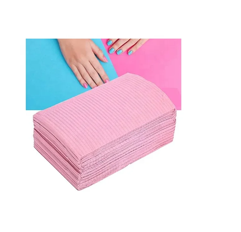 3 layers disposable waterproof dental bibs adult patient use napkin wholesale