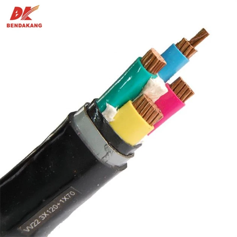 Low Voltage Copper conductor 4 Core 150mm  120mm STA Armoured Cable