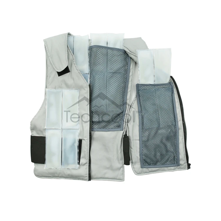 
Techcool Summer Low Body Temperature Ice Pack Cooling Vest With Gel 