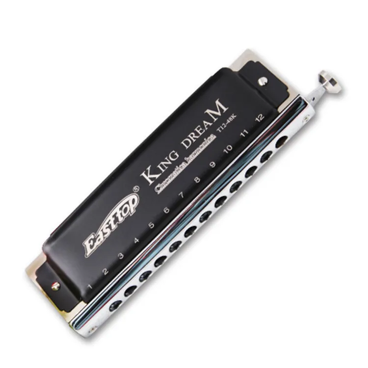 Chinese factory 12 hole chromatic harmonica for sale