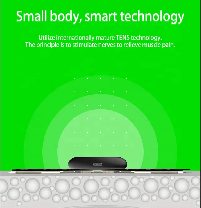 LCD Display Digital 2 Channels Mini Smart Electronic Massager