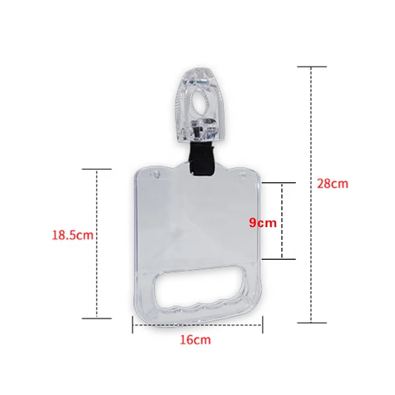 Hot sale transparent ABS plastic Bus/Subway/Underground grab handle