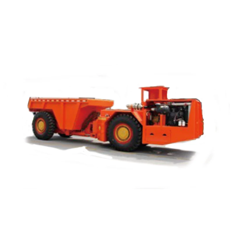 Low profile diesel articulated underground mining dump tuck source