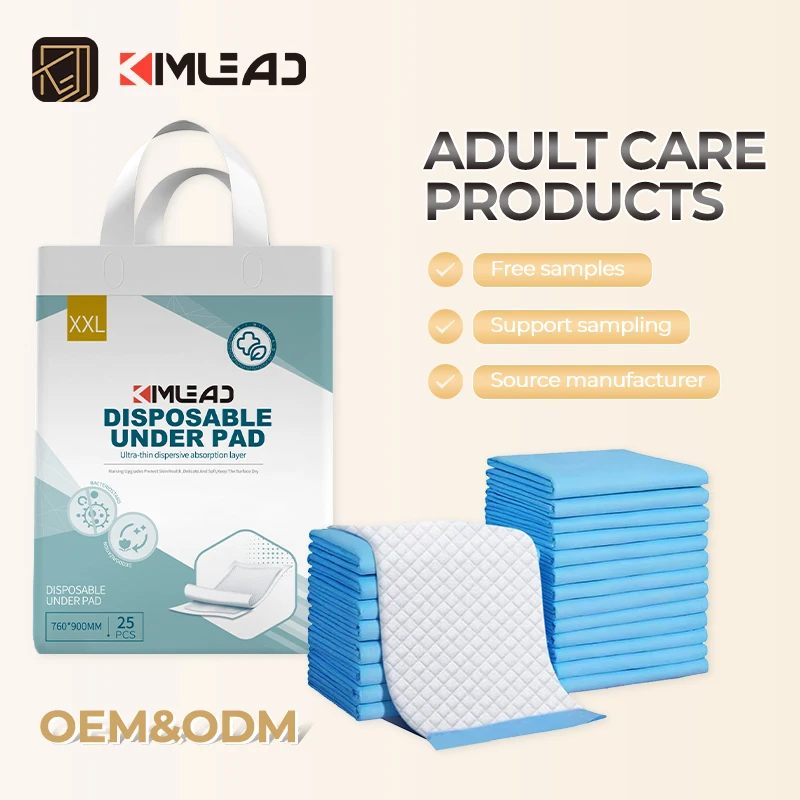 Одноразовые одноразовые прокладки Kimlead для взрослых большие размеры мягкие дышащие медицинские 60x90