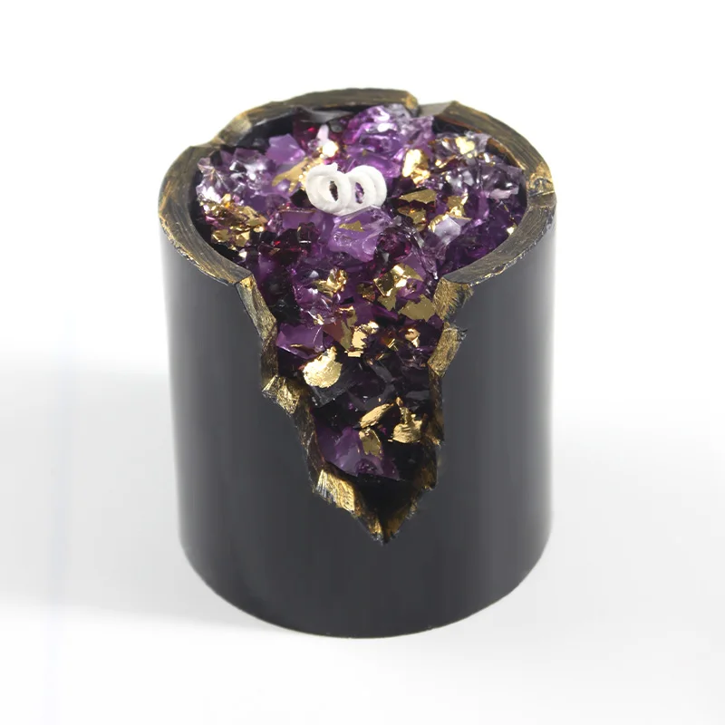 Crystal ore decorative candle Mass customization of popular mineral candles, scented candles