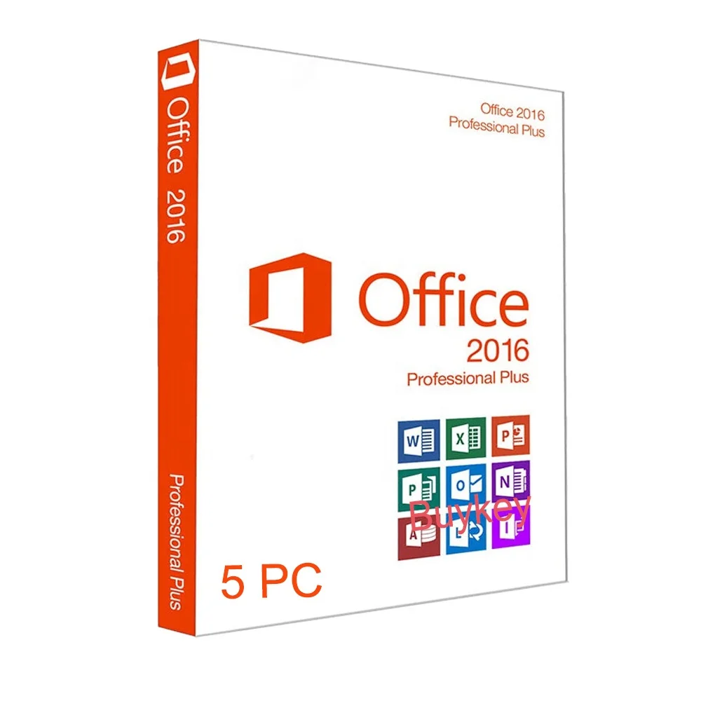Быстрая доставка лицензионный офис 2016 онлайн ключ ms office key (5 шт.) pro