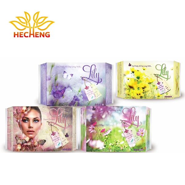 Wood pulp negative ion sanitary napkin for female with factory price japan