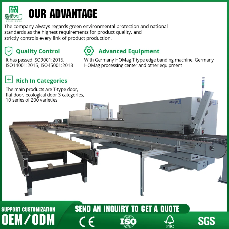 Modern MDF Interior Solid Wooden Entrance Timber PVC WPC Doors Hotel/Villa Low Price Sound Insulation High Quality Bedroom