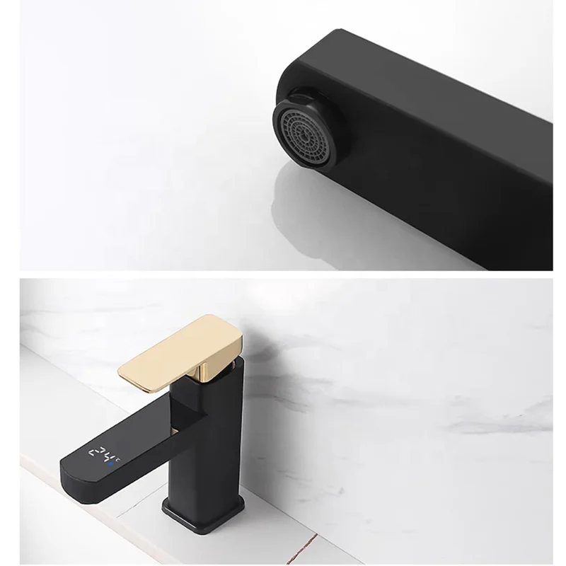 Good price luxury hot and cold mixer electronic touch control bathroom automatic touch free smart basin tap