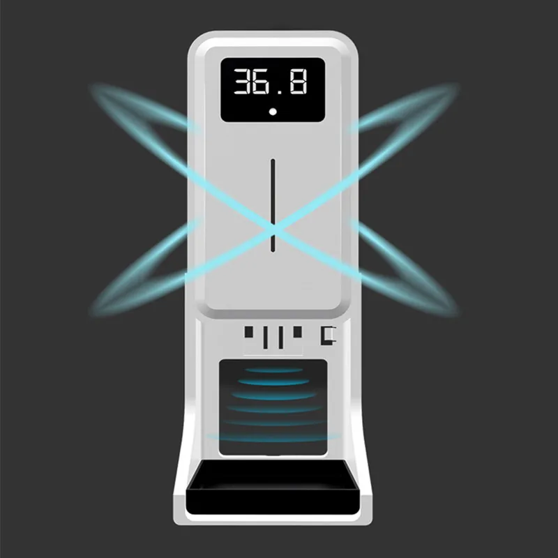 2020 New Wall Mounted 450ml Alcohol Spray 12 Languages Automatic Soap Dispenser