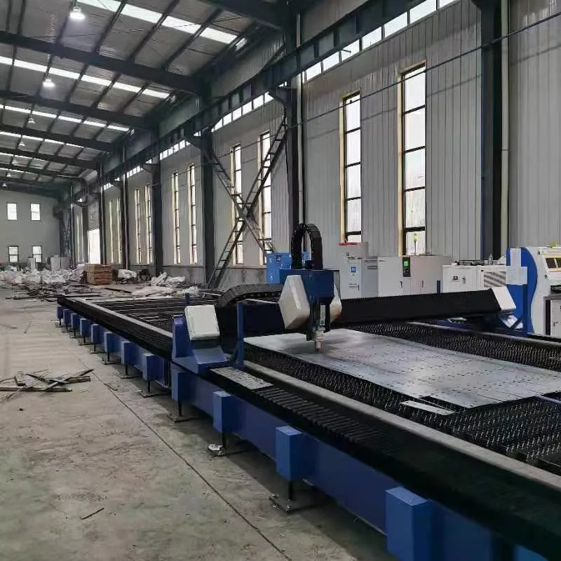 Rbqlty 8000x2500mm Big Worktable 12KW 20KW 30KW Gantry Type Metal Steel Laser Cutting Machine