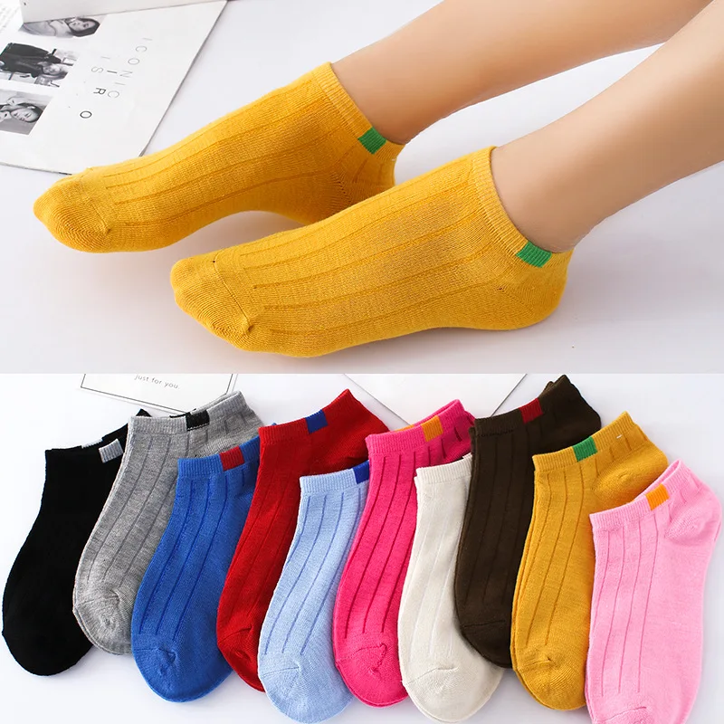 Women Short Socks Set Fashion Female Girls Ankle Boat Socks Invisible Sock Slippers calcetines for Woman