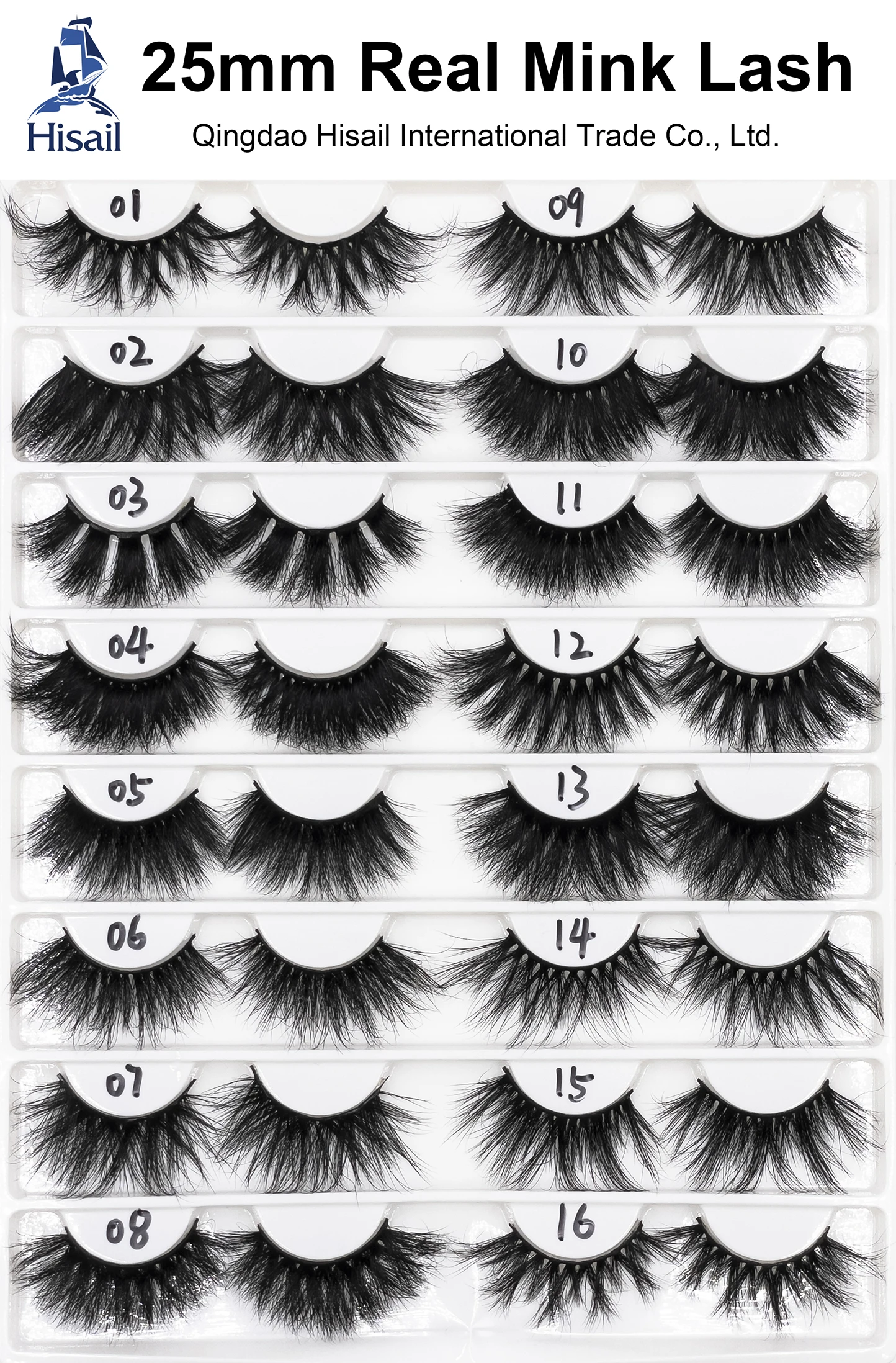 
Luxury Empty Clear Transparent Crystal Packing Box Private label Custom Eyelash Packaging 