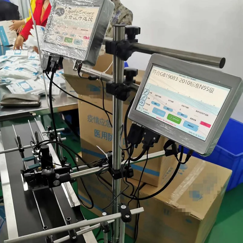 TIJ 2.5 Date Code Logo Online Inkjet Printer online for Production Line