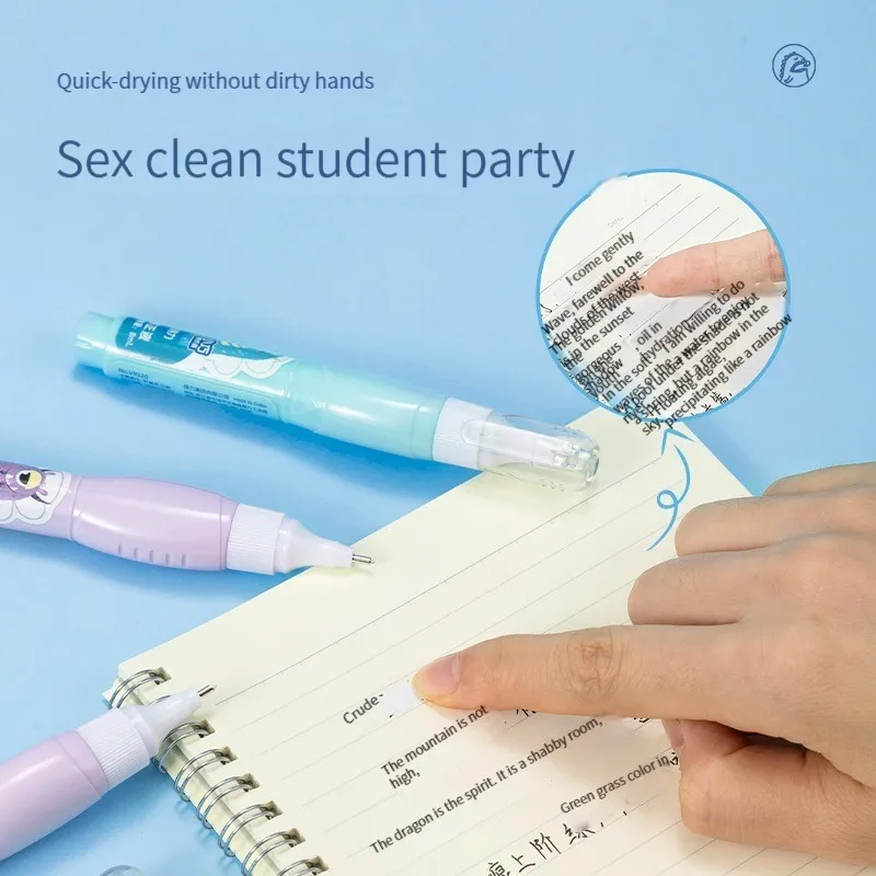 Deli VR120 Correction Fluid Correction Fluid No Trace Students Use Large Capacity Quick-Drying Handwriting to Eliminate Words