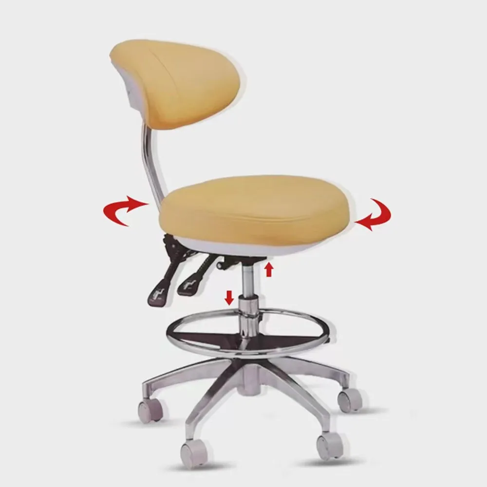 Полностью медицинский стоматологический Регулируемый Стайлинг и многофункциональное Стоматологическое седло стул опционально красочное