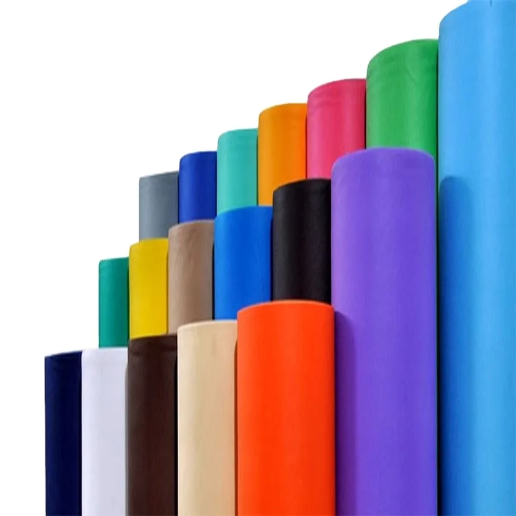 pp PE coated blue white waterproof spunbond 100% polypropylene non woven fabric with CE