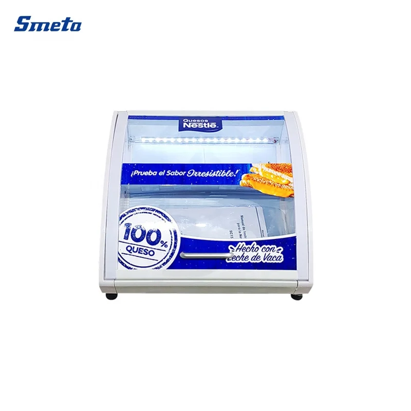 Smeta 15L Glass Door Table Top Chocolate Sugar Display Chiller Showcase
