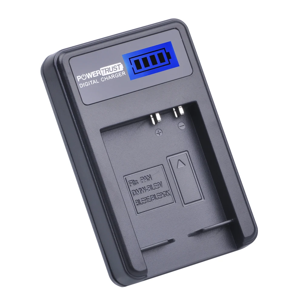 
Smart LCD Charger for DMW-BLG10 Li-ion Battery for for Panasonic Lumix DMC GF6 GX7 GF3 GF5 GX80 BLG10 