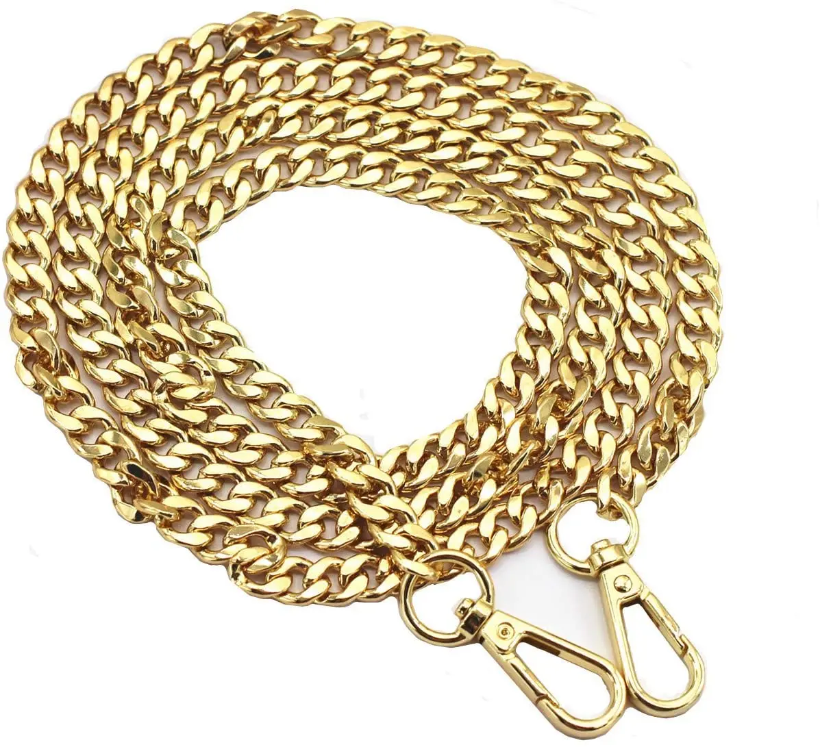 Custom Rose Gold Matte Fashion Metal Strap Handbag ChainsHandbag Accessories Shoulder Bag Chainn