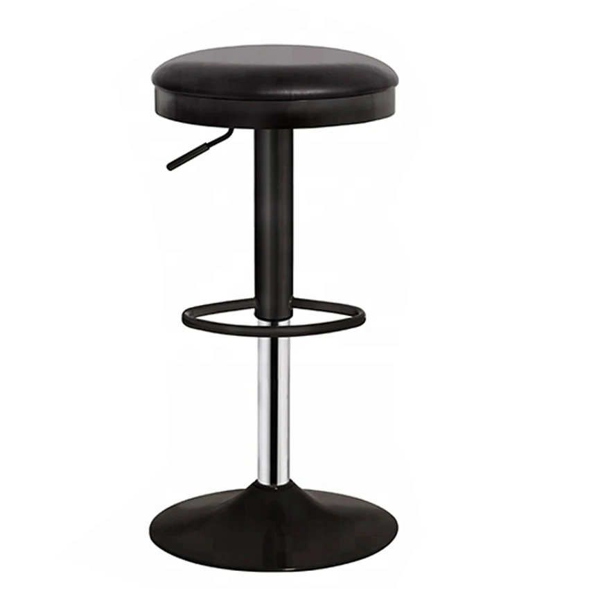 Прямая Заводская цена, барный стул из искусственной кожи с регулируемой высотой, поворотный барный стул с подставкой для ног, барный стул
