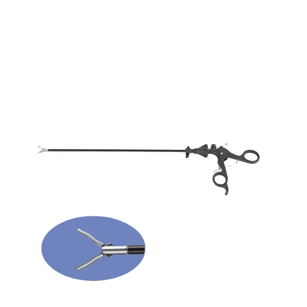 Hospital equipment type laparoscopic instruments Laparoscopic Atraumatic Forceps 5*330mm