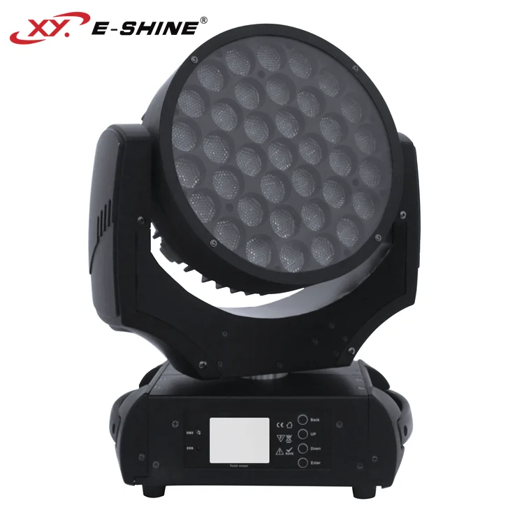37x10w dj led light RGBW robin 600 4in1 zoom led moving head wash stage light