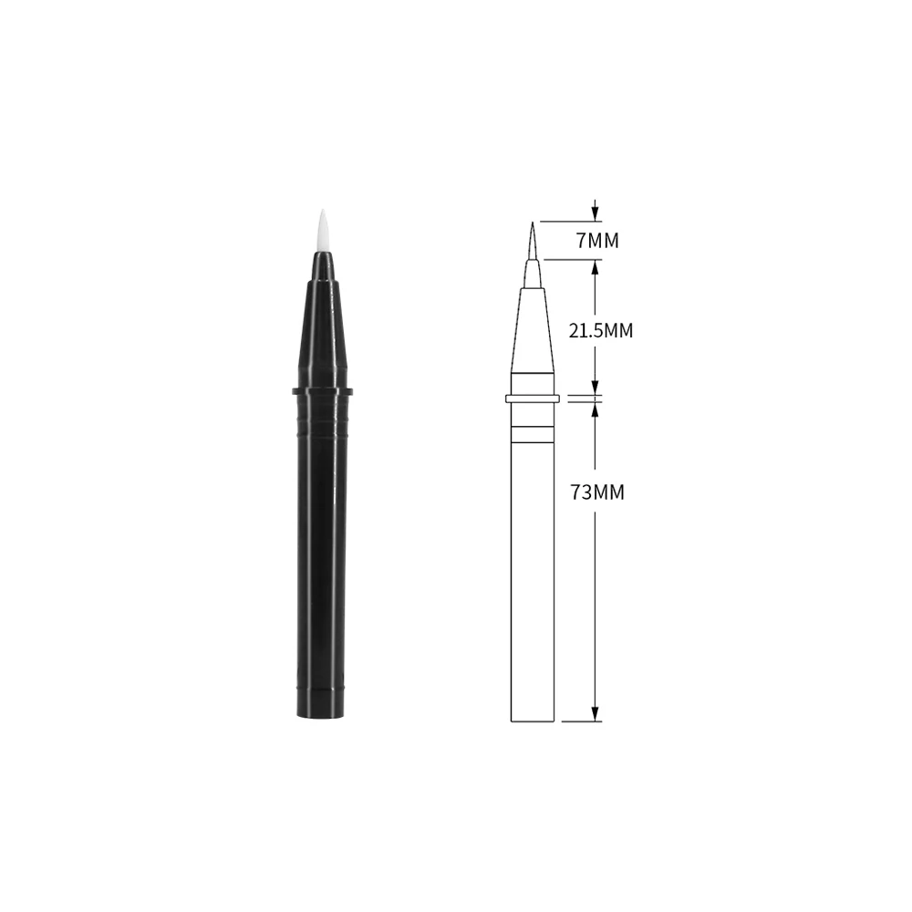 Colored lash glue eyeliner lash glue pen label brush tip eyeliner adhesive empty pen with eyeliner adhesive pen