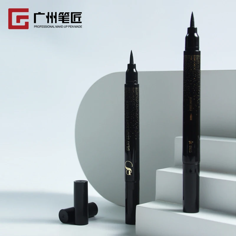 oem wholesale custom Private label  eyeliner stamp water activated  Long Lasting Slim Liquid adhesive  eyeliner with stamp