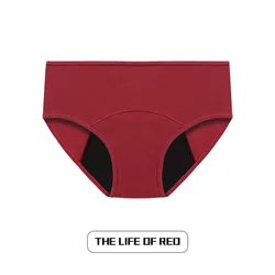 High waist Menstrual Underwear Wholesale Women Washable Incontinence Mesh breathable 4 Layer leak proof Period Panties
