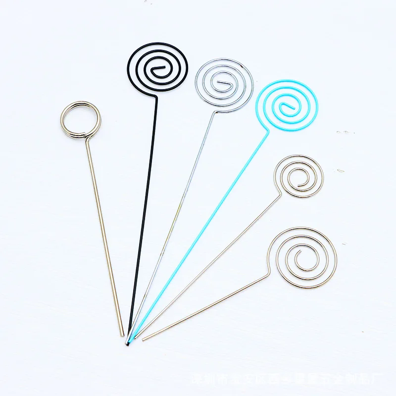 Metal note Folder Office Business card Folder Learning Bookmark Hand account Folder