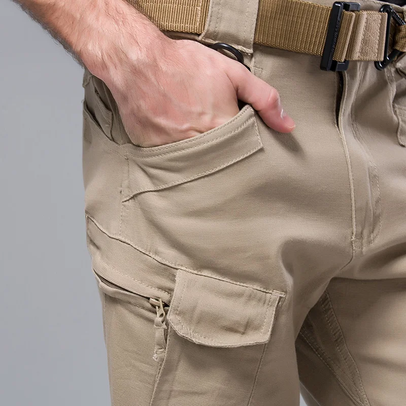 ESDY 3 вида цветов IX7 кемпинговые уличные брюки-карго Тактические хлопковые брюки для мужчин