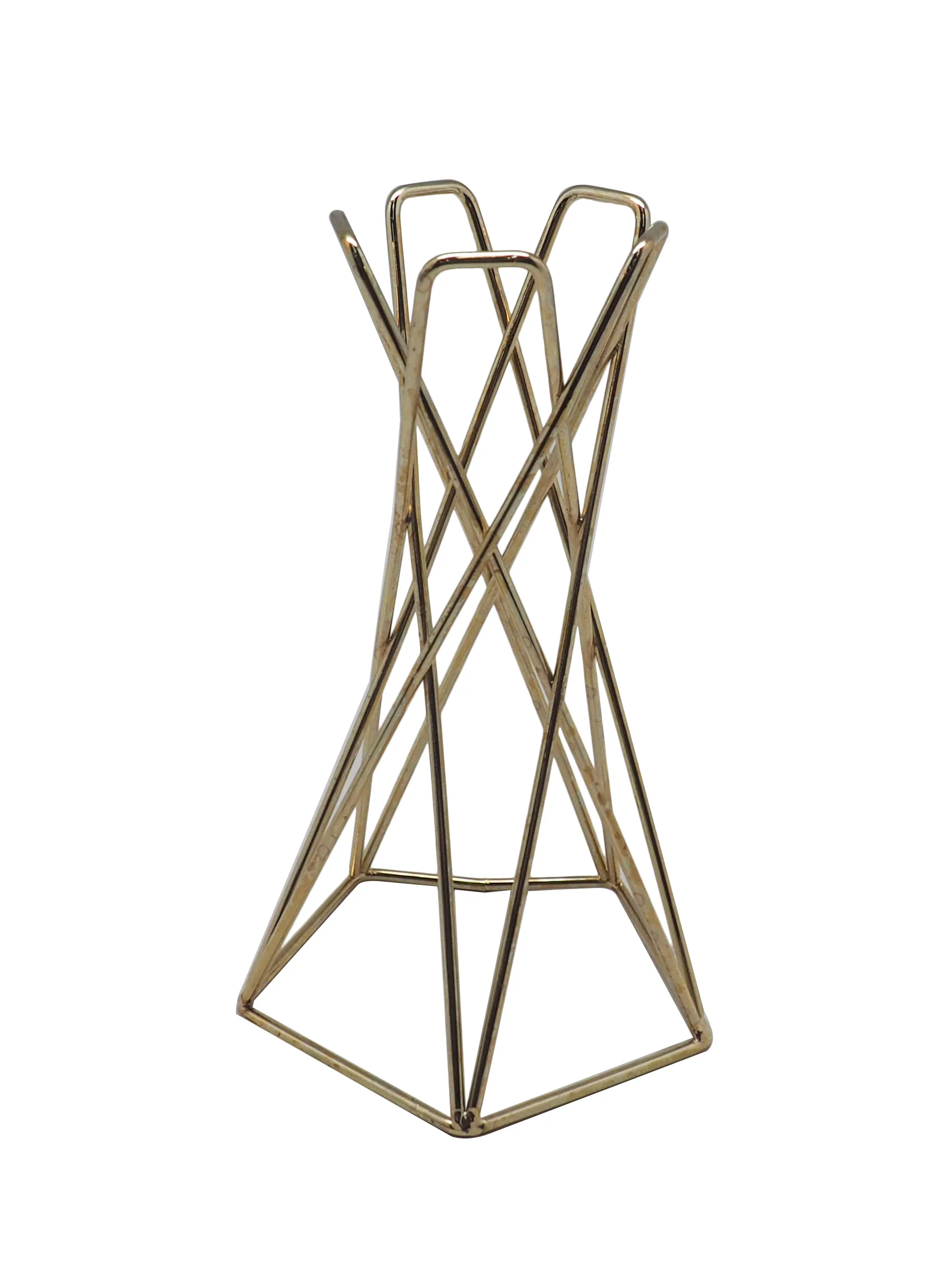 Hongxin new product  test tube flower vase gold or black for home decoration