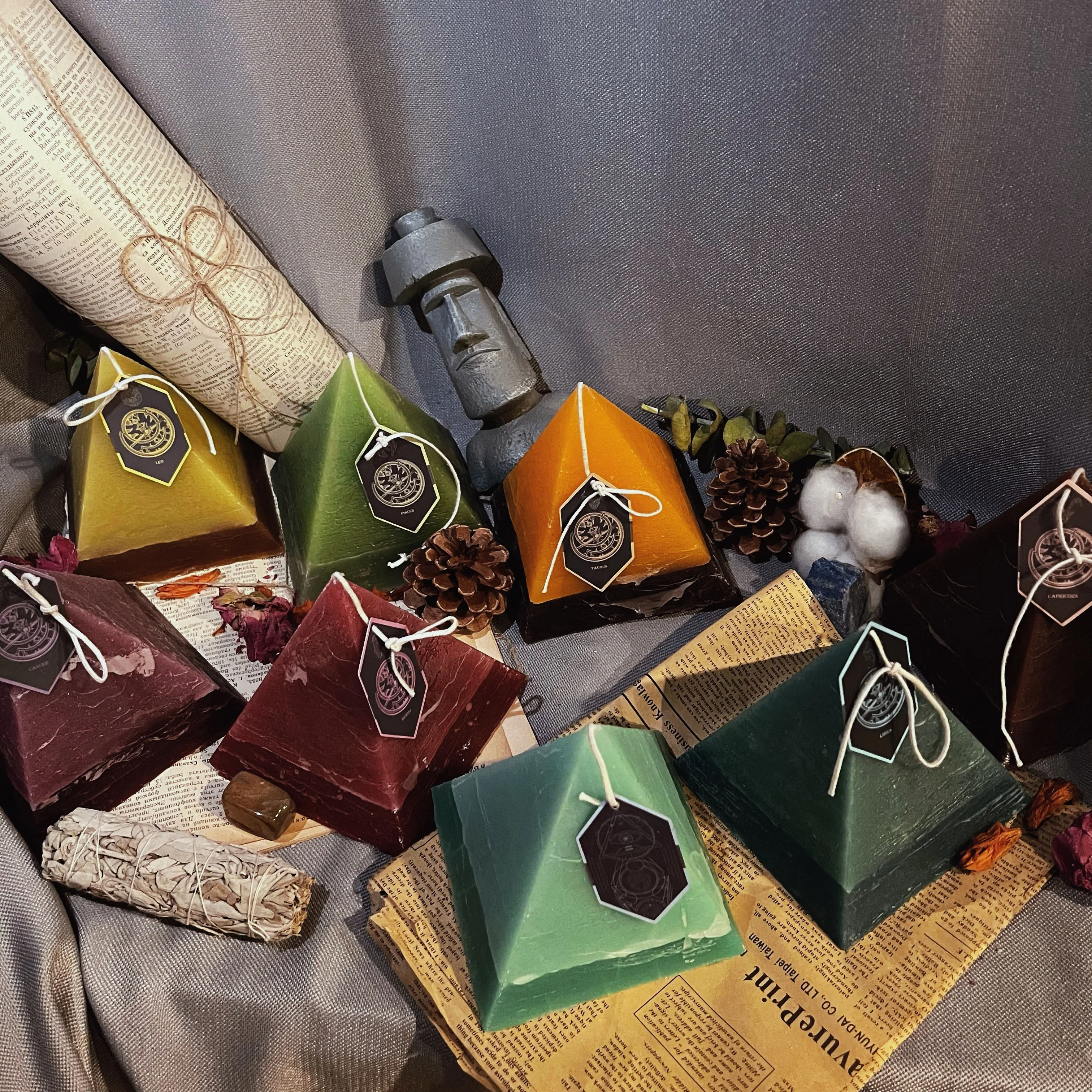 sample option wholesale handmade private label scented candle/candel