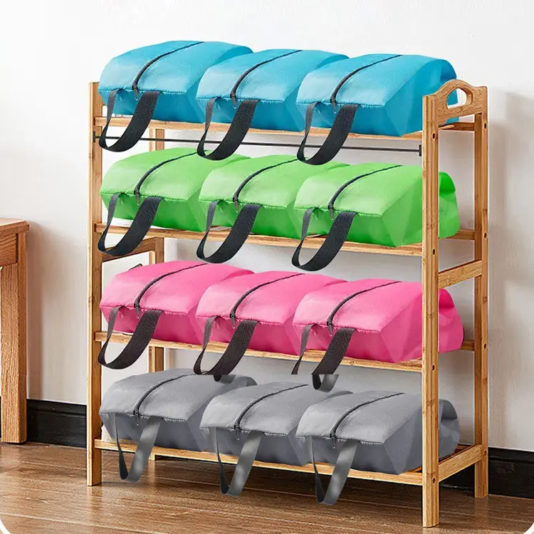 Manufacturer Portable Travel Polyester Portable Zipper Shoe Organizer Dust Bag