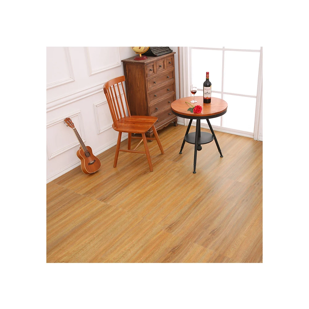 2021 Anti-Scratch Wooden Look Interlocking Click Pvc Vinyl Floor Spc Flooring For Home