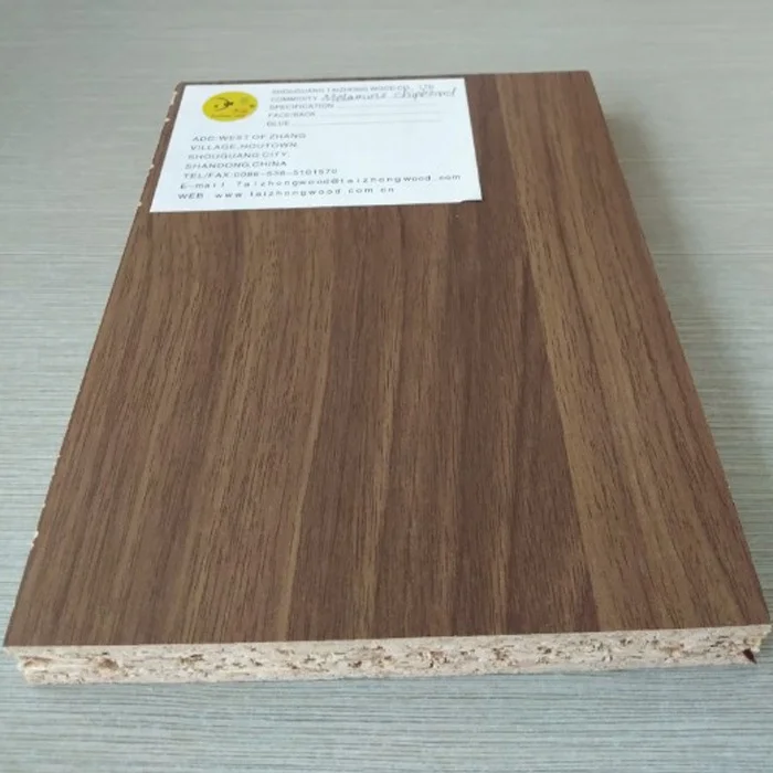 Factory Supplier White Standard Size Melamine Particle Board