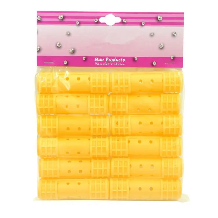12 Pcs Set Hold Lock Curls Magic Collection Snap-around Hair Rollers