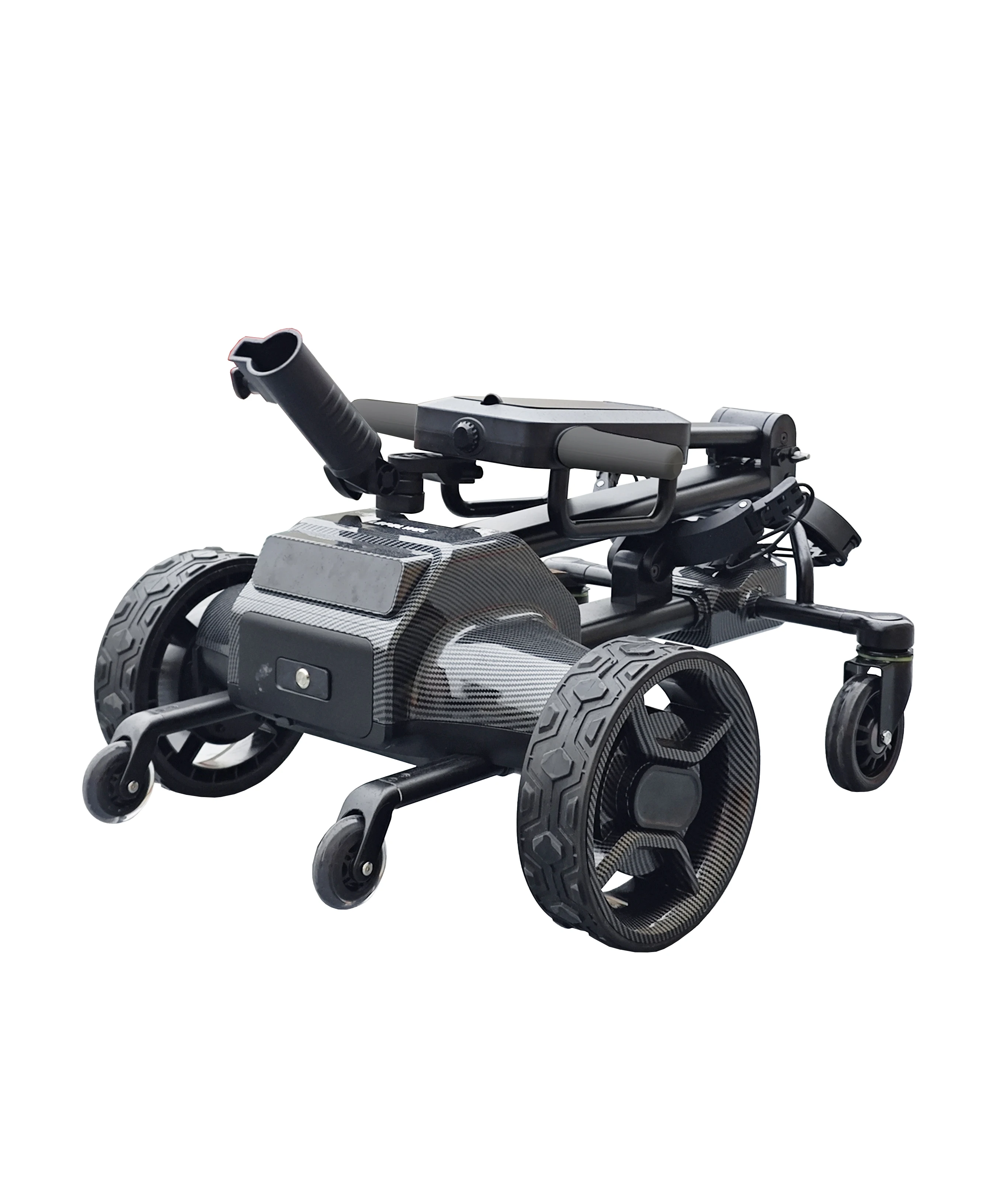 G5 E Golf Trolley Lithium Battery Golf Carts Remote Control 6 Wheel Caddy With Umbrella Holder
