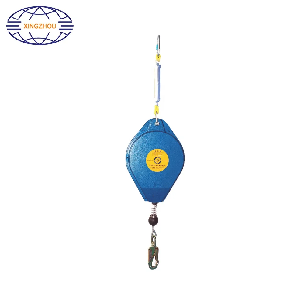 Long Service Time High Quality Loomed Cable Climbing Retractatable Lifeline for Rescue Retractable Lifeline