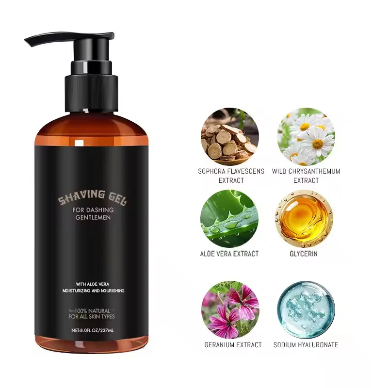 Private Label Professional Natural Organic Beard Growth Oil Beard Care Kits With Beard Wash And Conditioner